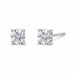 Moissanite 0.25CTW NWT 925 Silver Stud Earrings